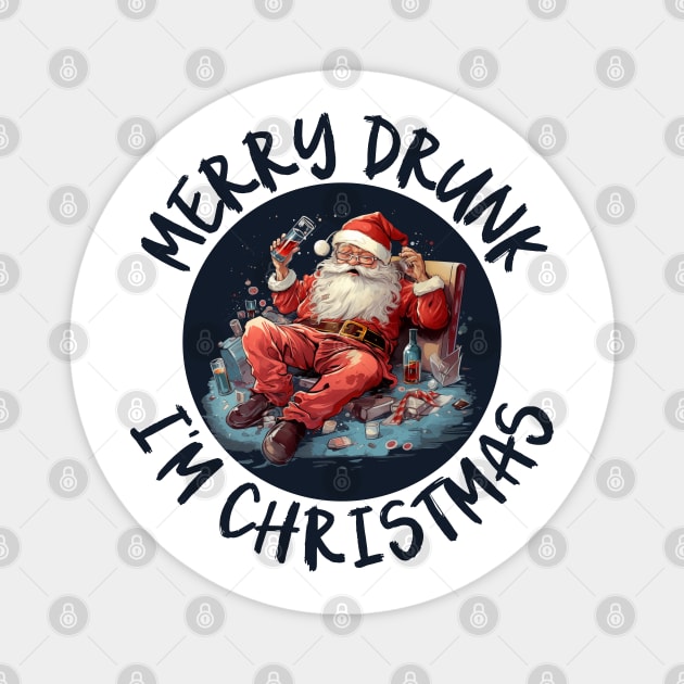 Drunk Santa Claus Magnet by Hobbybox